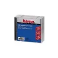 Hama CD Double Jewel Case Standard - Behälter CD-Aufbewahrung - Kapazität: 2 CD - durchsichtig (Packung mit 5) (44745)
