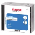 CD Double Jewel Case Standard, Pack 5