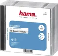 HAMA Leerhüllen, transparent/schwarz, 5 Stück