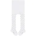FALKE Strickstrumpfhose Little Dot Strumpfhose mit weicher Baumwolle (1 St) mit weicher Baumwolle weiß 62-68