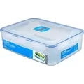 Lock & Lock - Frischhalte-Box-eckig; 3,9 l; HPL834 - Blau/Transparent