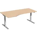 Geramöbel Elektro-Hubtisch links S-08F1812-BS bu/si