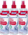 SOS Schuhe Füße Schuhdeo Fußdeo Desinfektion Spray 3 Stück je 250ml