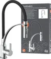 Eisl Carneo mit Soft-Touch Schlauch chrom/schwarz (NI183CARCRB)