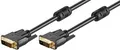 DVI-D Full HD-Kabel Dual Link, (24+1 pin), vergoldet, Schwarz, 1,8 m