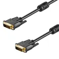 DVI-D FullHD Kabel 1,8m 2x Dual Link (24+1-Pin) Stecker CU Full HD 1080P Monitor