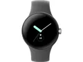GOOGLE PIXEL WATCH WIFI SILVER CASE AND CHARCOAL BAND