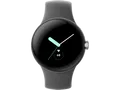 GOOGLE Pixel Watch Wi-Fi Smartwatch Edelstahl Polished Silver/Charcoal