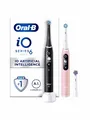 Oral-B Elektrische Zahnbürste iO6 Duo Pack Black Lava/Pink Sand - 2 handles