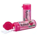 MIRADENT Xylitol Kaugummi Erdbeere 30 g