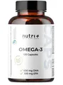 nutri+ Omega 3 Vegan - mit EPA & DHA, 120 Kapseln