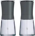 WMF Trend Mühlenset 2tlg – Salz- & Pfeffermühlen, Keramikmahlwerk, Glasbehälter