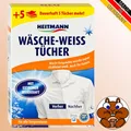 HEITMANN Wäsche-Weiss Tücher 20 Stück, Waschadditiv Wäsche Weiss Weiß Tücher