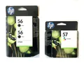 3 x Original Patronen HP PSC 1210 1215 1310 1315 1317 2105 2210 2410 / 56 + 57