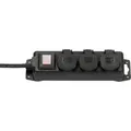 Brennenstuhl 1159950013 Outdoor Steckdosenleiste mit Schalter Schwarz