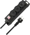 Brennenstuhl Steckdosenverteiler IP44 3-Fach (Outdoor Steckdosenleiste mit