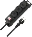 Steckdosenverteiler 3-Fach IP44 Outdoor 2m Kabel mit Schalter Brennenstuhl