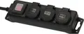 brennenstuhl Outdoor-Steckdosenleiste, 3-fach, IP44, schwarz