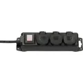 Brennenstuhl 1159950013 Outdoor Steckdosenleiste mit Schalter Schwarz