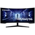 Samsung Odyssey G5 C34G55TWWP LED-Monitor EEK G (A - G) 86.4 cm (34 Zoll) 3440 x 1440 Pixel 21:9 1 ms DisplayPort, HDMI, Kopfhörer (3.5 mm Klinke) VA LCD