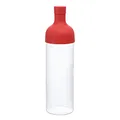 Hario 4977642034419 Filter Bottle 750ml Red FIB-75-R (Japan Import), Kunststoff, rot, 10 x 10 x 25 cm