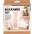 folia Makramee-Set Boho natur, rosé