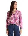 STREET ONE Damen A344657 Print Tunika Bluse, Magnolia pink, 36