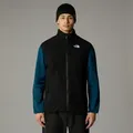 Fleeceweste THE NORTH FACE "100 Glacier Weste für Herren", Herren, Gr. S, schwarz (tnf schwarz, np), Fleece, Obermaterial: 100% Polyester. Futter: 100% Polyester, sportlich, straight fit hüftbedeckend, Westen, mit klassischer Label-Stickerei am Schlüsselbein