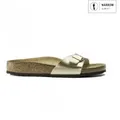 Birkenstock für Damen. 1016107 Sandalen Madrid (Schmale Passform) gold (39), Wohnung, Keine, Lässig