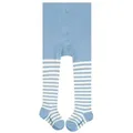 FALKE Strickstrumpfhose Stripe Strumpfhose mit weicher Baumwolle (1 St) mit weicher Baumwolle blau 62-68