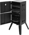 Räucherkammer Stahl Räucherofen Räucherschrank Zwei Kammer Garten 54x51 x100cm