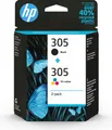 HP 6ZD17AE 2-Pack BK/3-farbig No. 305