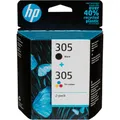 HP 6ZD17AE 2-Pack BK/3-farbig No. 305