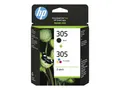 HP Multipack cyan/magenta/yellow/black Nr. 305 ca. 120 & 100 Seiten