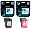 HP 305 Schwarz + Farbe CMYK Tintenset HP Deskjet 2710 2720 2721 2320