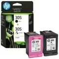 Original Druckerpatronen HP 305 Schwarz/Farbe Set für DeskJet 2320 2710 2720