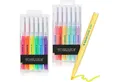 LuxusKollektion Marker Textmarker Set 12 bunte Farben, No Bleed, Dry Fast, Bibel Marker