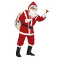 W WIDMANN MILANO Party Fashion 1535D - Kostüm Luxus Weihnachtsmann, Santa Claus, Nikolaus, Bart, Weihnachten, Faschingskostüme