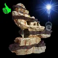 TOP Aquarium Deko 🍀 PAGODEN HÖHLE 🍀 Felsen Stein Terrarium Dekoration Zubehör