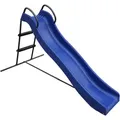 Kinderrutsche,, Anthrazit, Blau, Metall, Kunststoff, 95x110x185 cm, EN 71, Spielzeug, Kinderspielzeug, Sonstiges Spielzeug