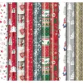 ZÖWIE 33003 454204 Weihnachts-Geschenkpapierrolle, 2mx70cm, sortiert