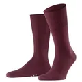 FALKE Socken Tagessocke Airport (klimaregulierend,hautsympathisch) weinrot - 1 Paar rot 45-46