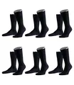 FALKE Herren Airport Socken Strümpfe 14435 6 Paar, dark navy-6370, 41/42