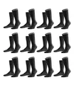 FALKE Herren Airport Socken Strümpfe 14435 12 Paar, Farbe:Anthrazit;Sockengröße:45-46;Artikel:14435-3080 anthrazit mel.