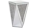 Verspiegelter Beistelltisch Glamour Silber Luxey