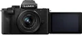 Panasonic Lumix DC-G100VEG-K DSLM Kamera CMOS-Sensor 20,3 MP, 4K-Video, Hybrid is 5-Achsen, OZO Audio Nokia, Selfie-Videomodus/Handgriff, Schwarz