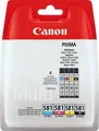 Canon CLI-581 BK/C/M/Y Multi Pack - 4er-Pack - 5.6 ml - Schwarz, Gelb, Cyan, Magenta - original - Blisterverpackung - Tintenbehälter - für PIXMA TS6251, TS6350, TS6351, TS705, TS8251, TS8252, TS8350, TS8352, TS9550, TS9551