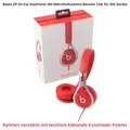 Beats EP On Ear Kopfhörer Mit Mikrofonfunktion Impedanz 4 Ohm Rot Neu Ovp