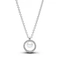Pandora Collier MOMENTS Collier mit Perlen Anhänger 393165C01-45