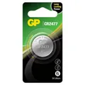 1x GP CR2477 3V Lithium Knopfzellen-Batterie Blisterpack